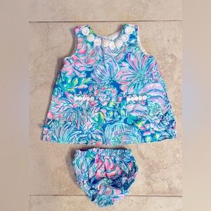 Lilly Pulitzer Baby Infant Shift Dress 6-12 Months